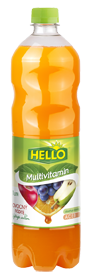 HELLO drink 1l PET - multivitamín